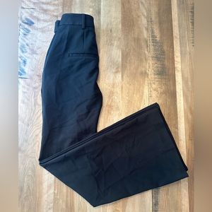00S black Express super high rise slim flare pants